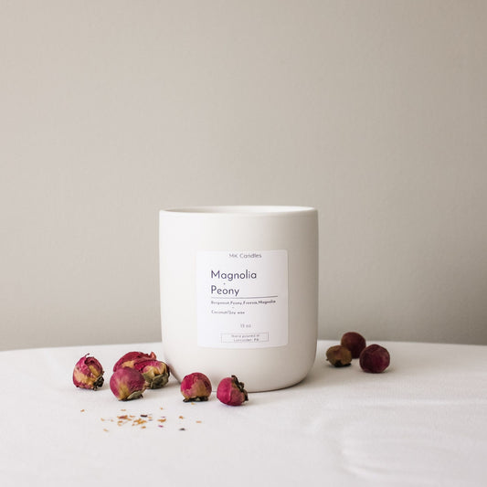 Magnolia and Peony Candle