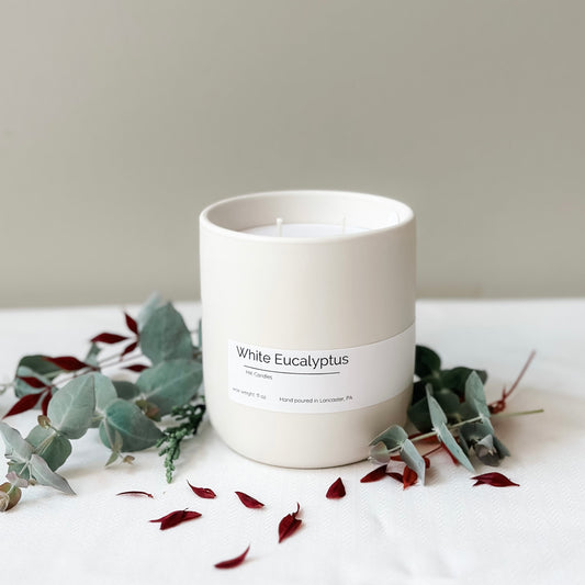 White Eucalyptus Candle