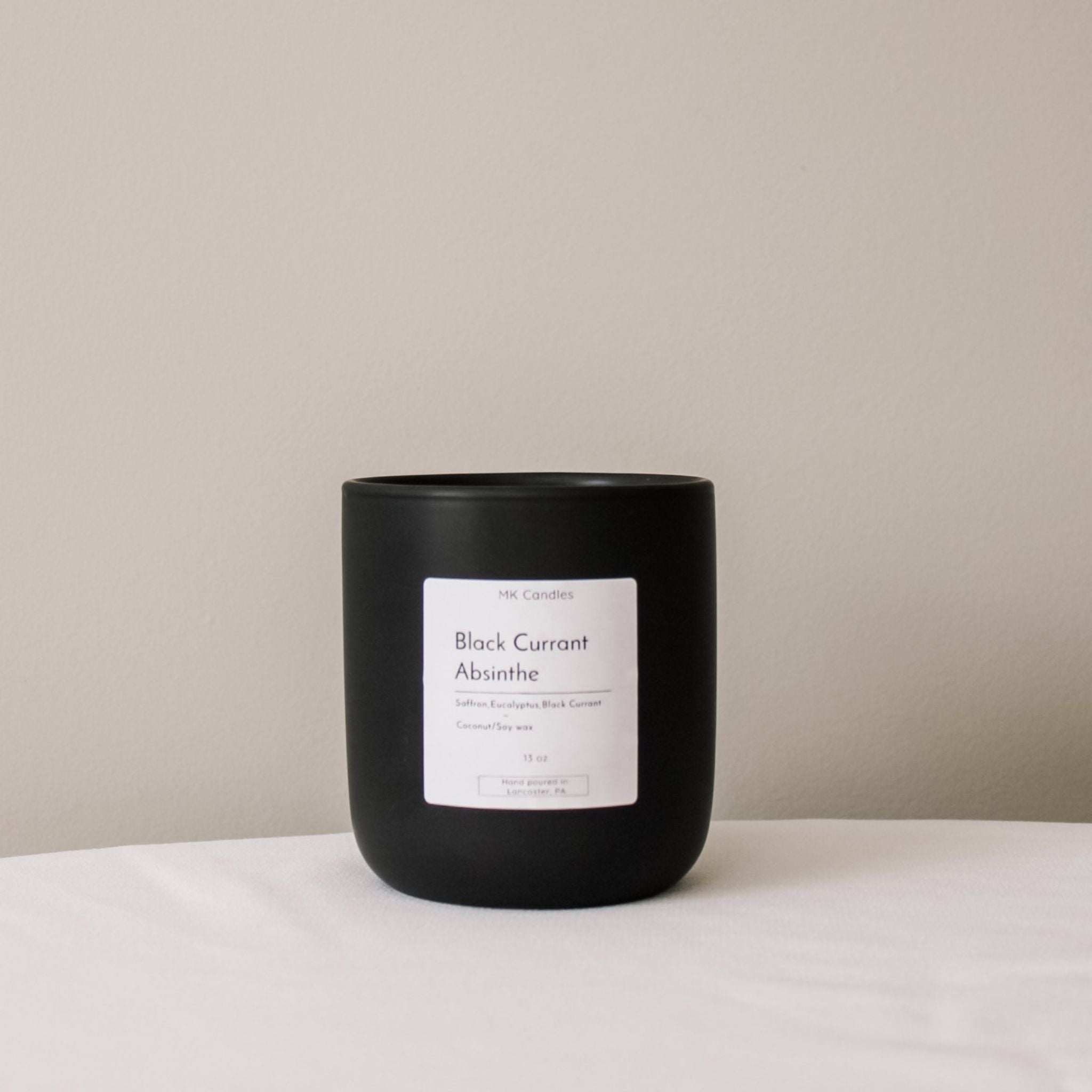 Black Currant Absinthe Candle MK Candles LLC