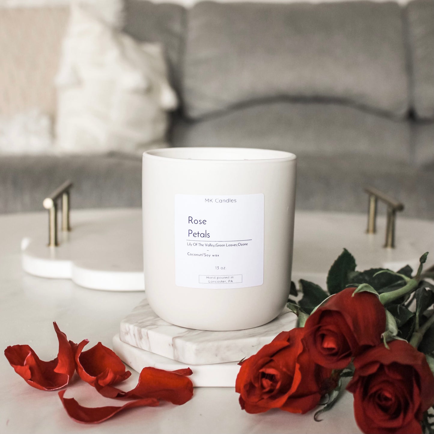 Rose Petals Candle