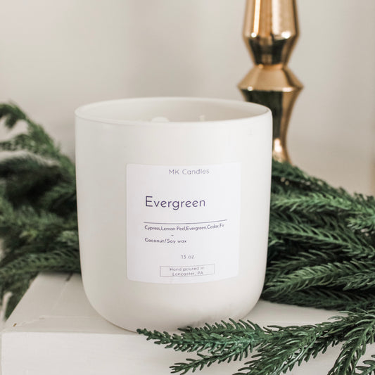 Evergreen Candle