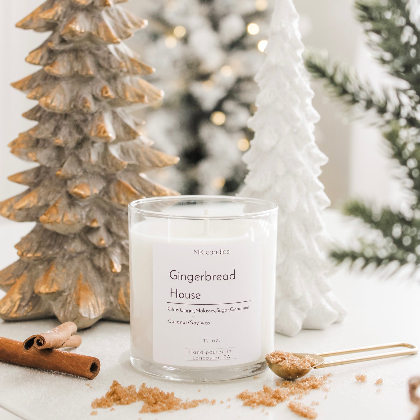 Gingerbread House Candle